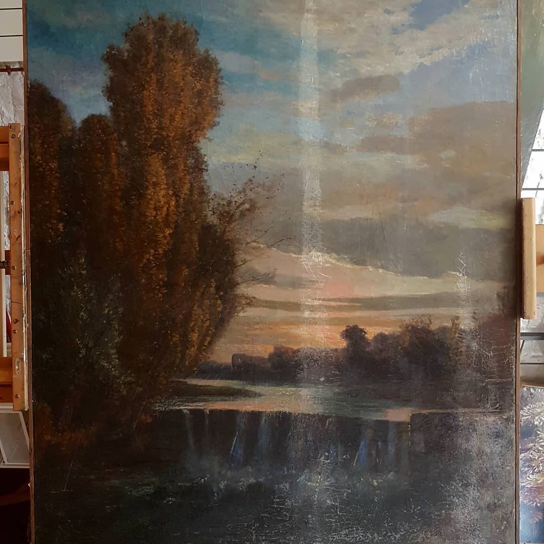 Cuadro de Charles Edme Saint Marcel (1819 – 1890). Pintor parisino, empezó su formación en el taller de Charle…