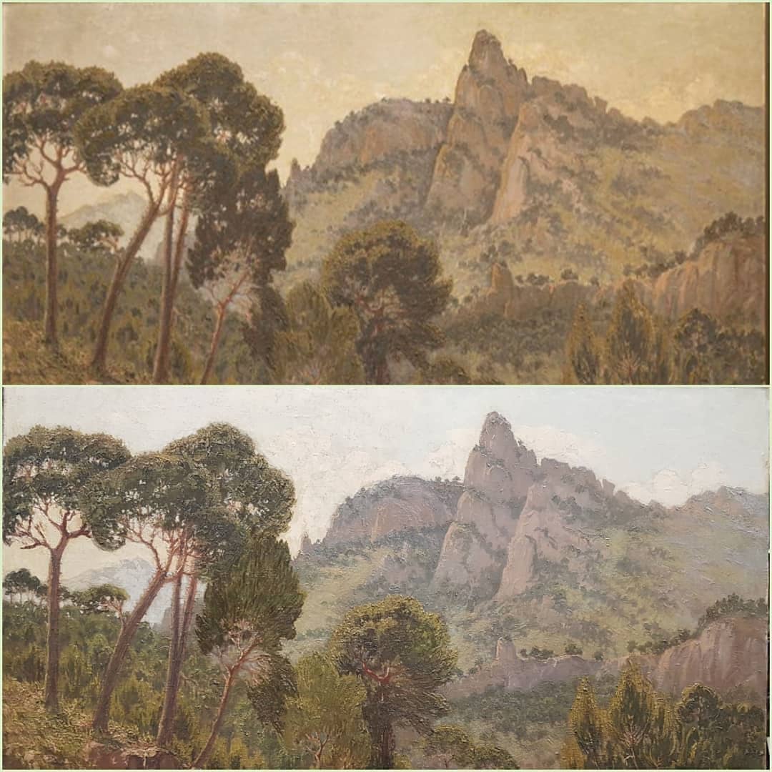 Anónimo español, pp. s. XX. O/L. 120 x 160 cm.