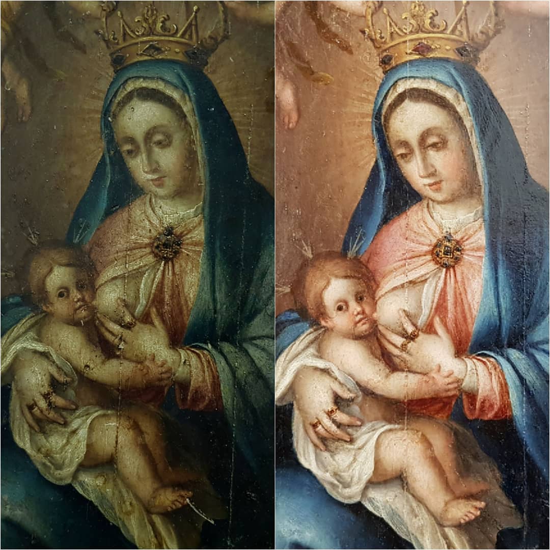 La Virgen de la Leche (Virgo Lactans ó Galactotrofusa), es una iconografía mariana muy difundida durante la Ed…