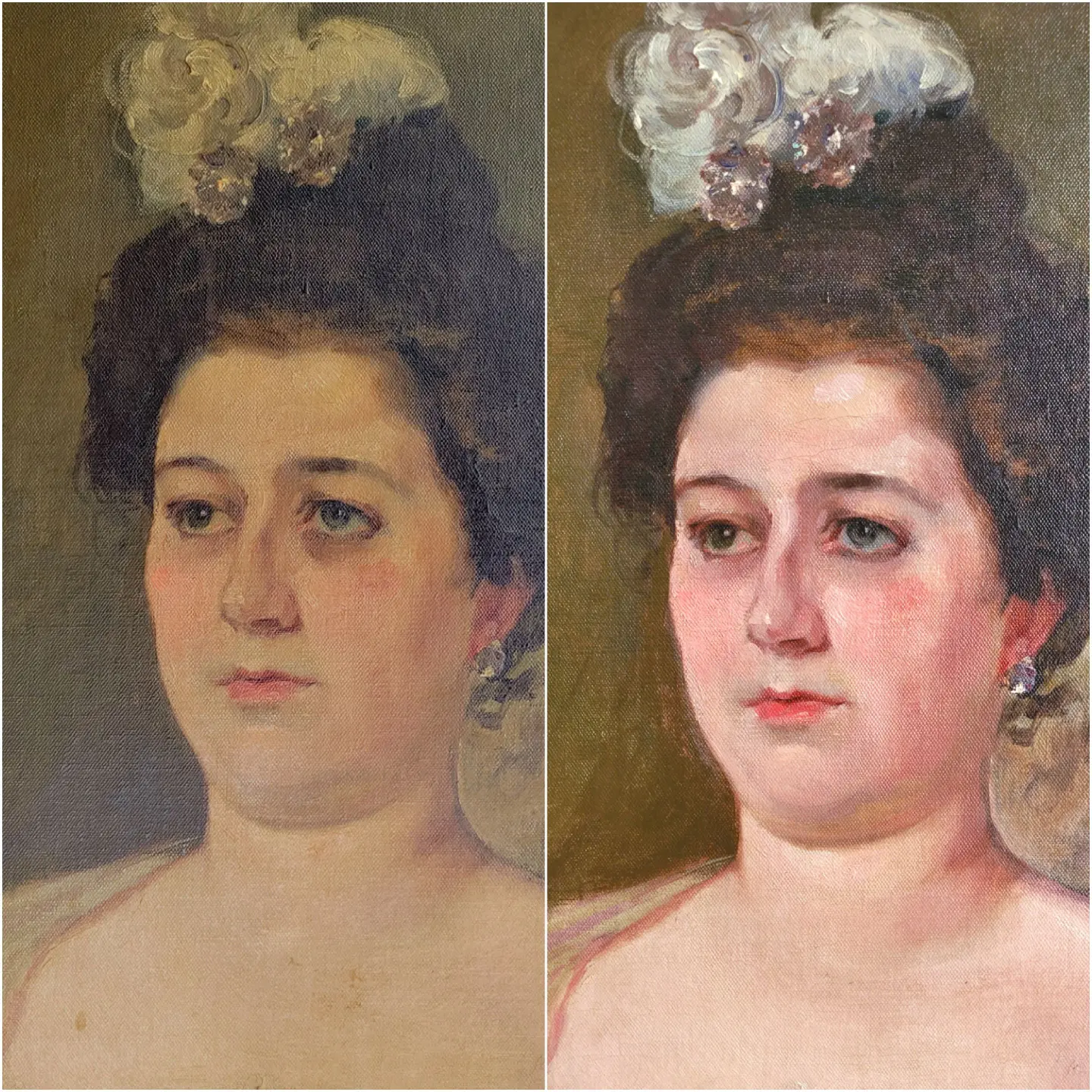 Bilbao, Gonzalo. “Retrato de Señora”. 100 x 80 cm. O/L. 1906
